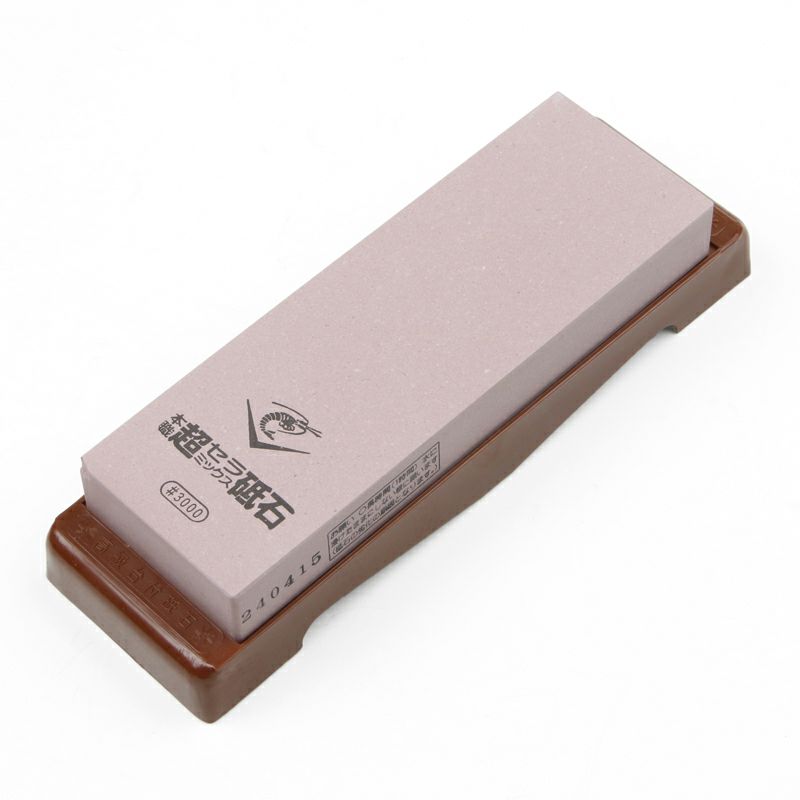 本職 超セラミックス砥石 #3000 仕上砥石 台付き 規格外品 仕上砥石