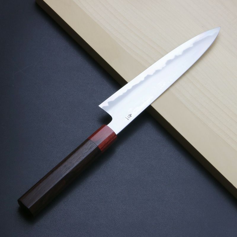 匠元兼 和牛刀 両刃 210mm 白紙1号 紫檀柄 裏