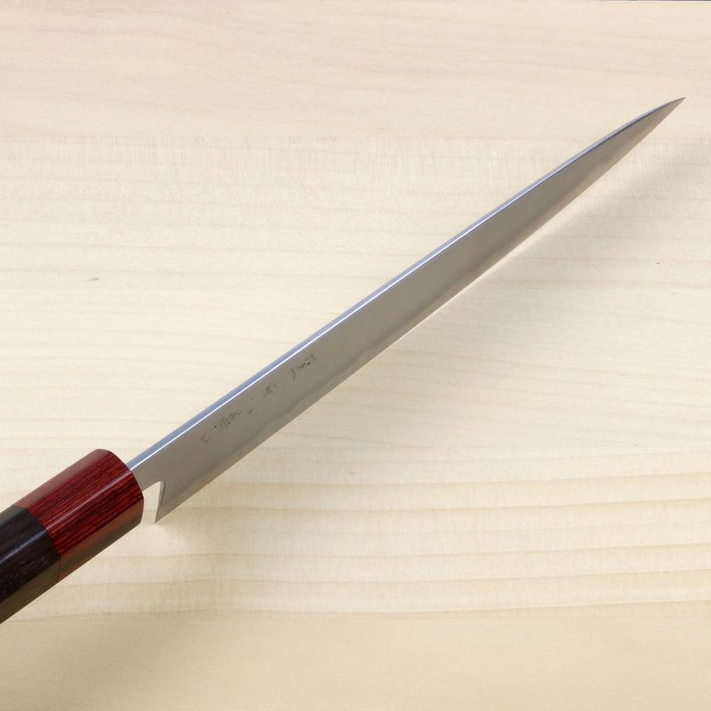 匠元兼 和牛刀 両刃 210mm 白紙1号 紫檀柄 峰