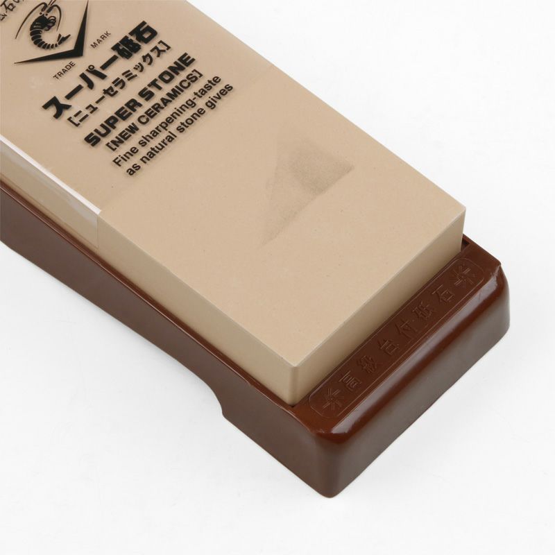 ナニワ スーパー砥石 中砥石 #800 砥石台付き 厚み20mm IN-2208 拡大