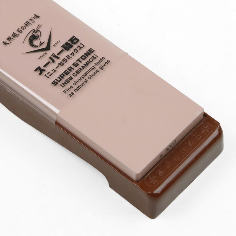 ナニワ スーパー砥石 仕上砥石 #3000 砥石台付き 厚み10mm IN-2030 拡大