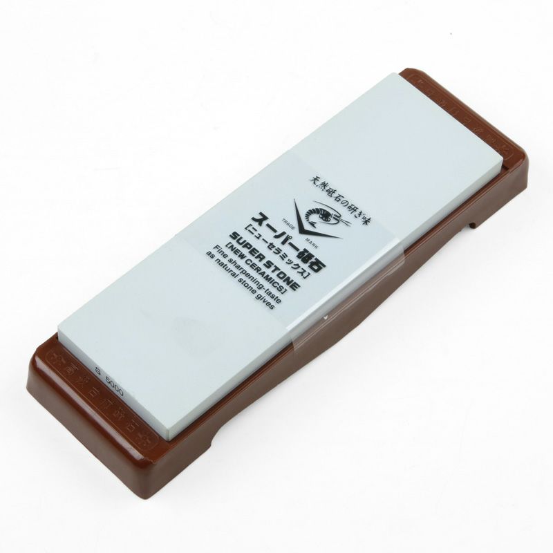 ナニワ スーパー砥石 超仕上砥石 #5000 砥石台付き 厚み10mm IN-2050 全体