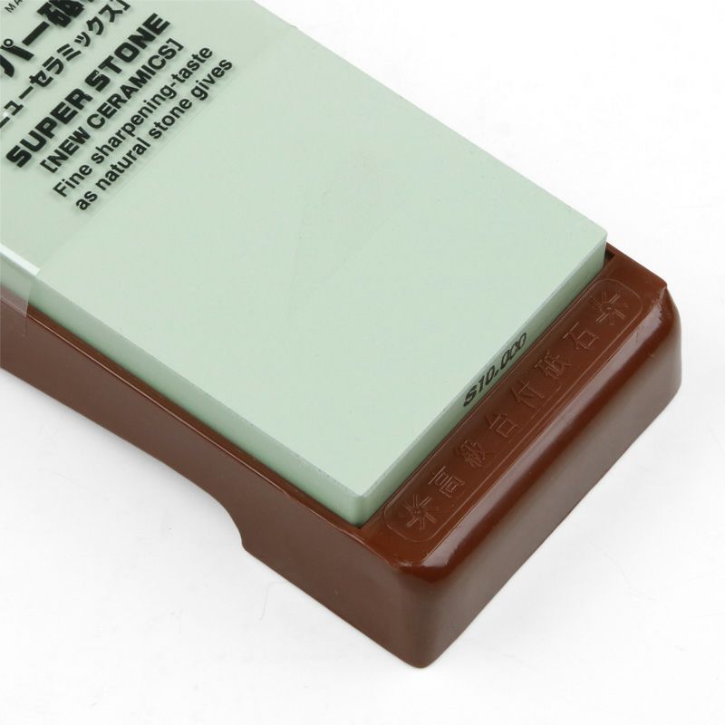 ナニワ スーパー砥石 超仕上砥石 #10000 砥石台付き 厚み10mm IN-2090 拡大