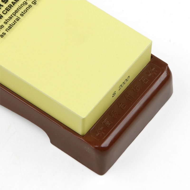 ナニワ スーパー砥石 仕上砥石 #2000 砥石台付き 厚み20mm IN-2220 拡大