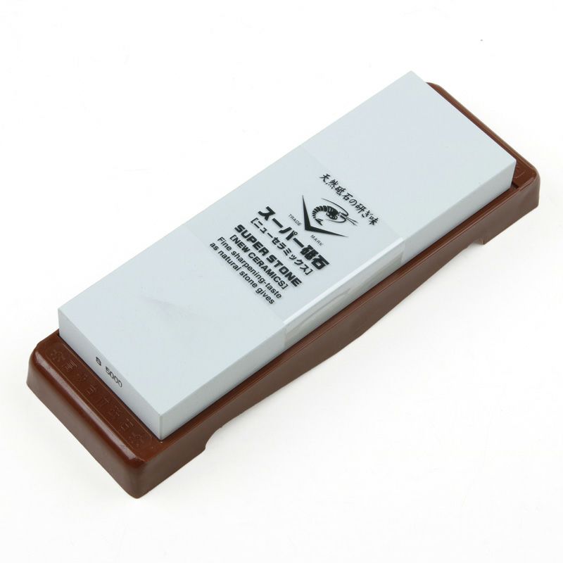 ナニワ スーパー砥石 超仕上砥石 #5000 砥石台付き 厚み20mm IN-2250 全体