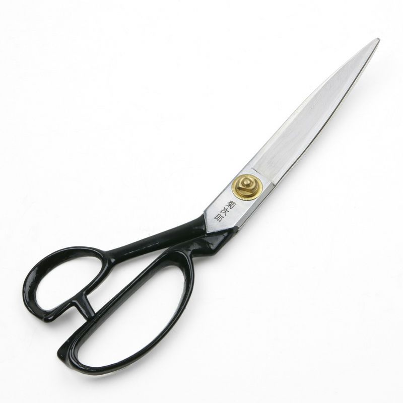 菊次郎 洋裁鋏 240mm 反り刃 白紙鋼 全体