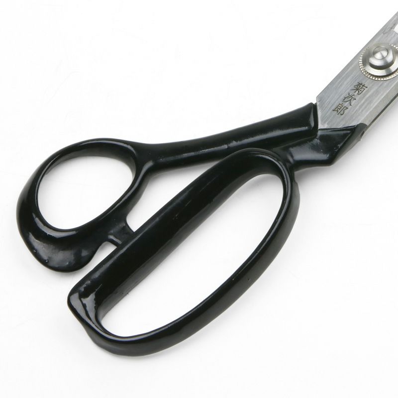 菊次郎 洋裁鋏 240mm 白紙鋼 左利き用(足左) ハンドル