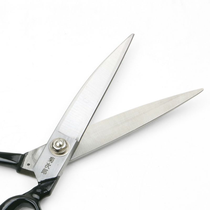 菊次郎 洋裁鋏 200mm 白紙鋼 左利き用(足左) 刃