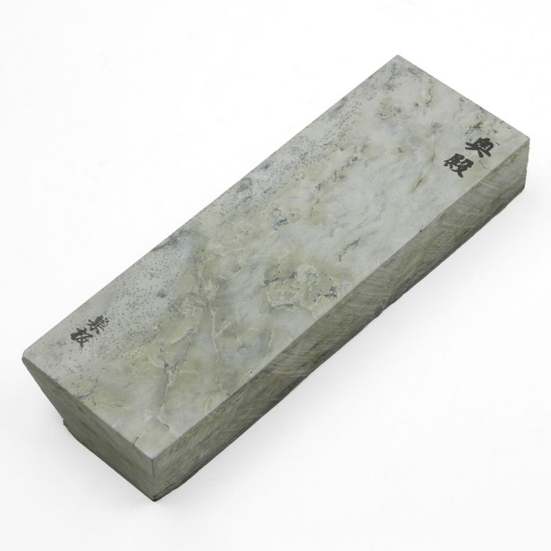 京都 天然砥石 奥殿 白巣板 カラス 煙硝 仕上げ砥石 全体