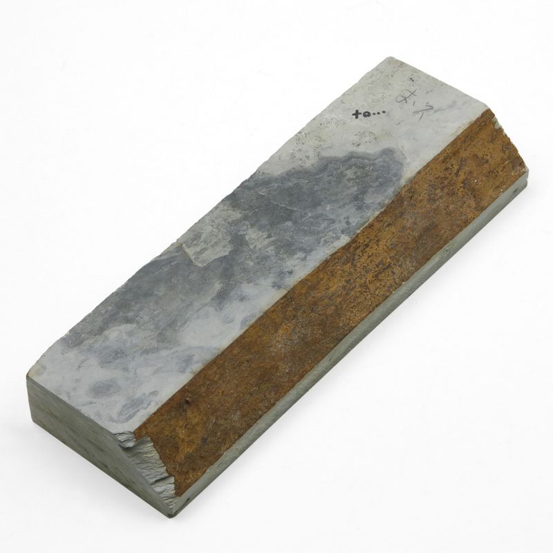 京都 天然砥石 奥殿 白巣板 カラス 煙硝 仕上げ砥石 裏