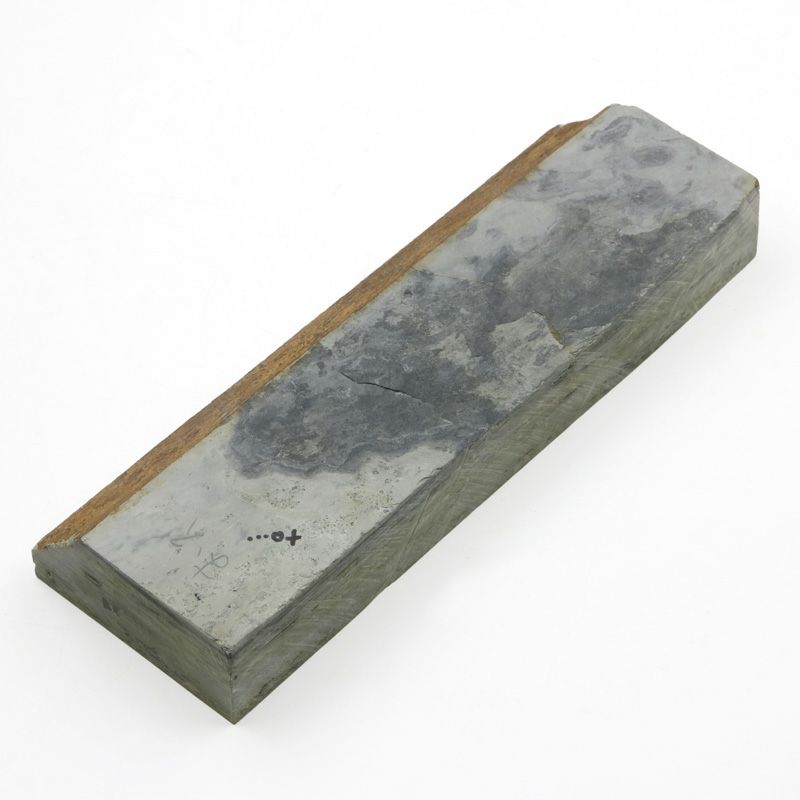 京都 天然砥石 奥殿 白巣板 カラス 煙硝 仕上げ砥石 裏