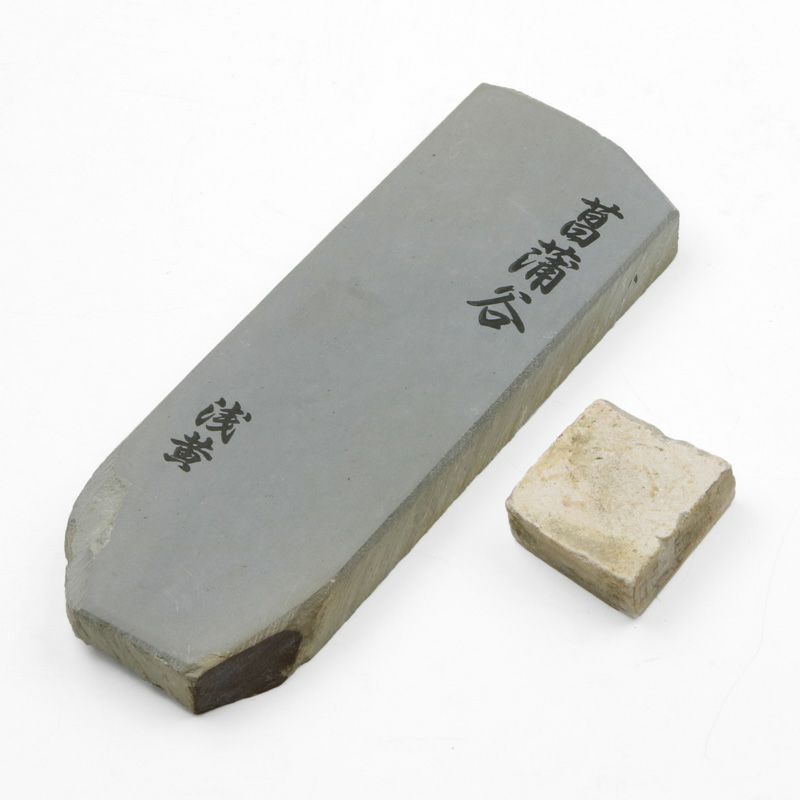 京都 天然砥石 菖蒲谷 浅黄1 仕上げ砥石 全体