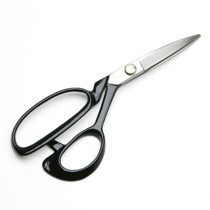 菊次郎 細工鋏 190mm 右曲り 白紙2号 裏