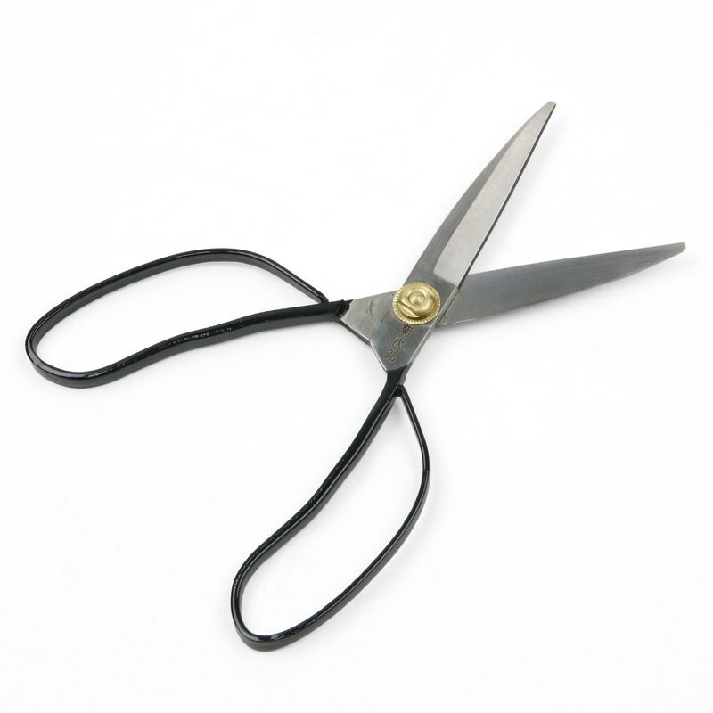 菊次郎 細工鋏 180mm 直 白紙2号 開き