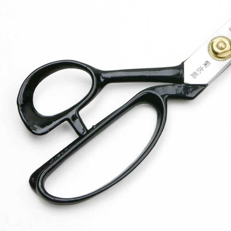 菊次郎 ゴム切鋏 220mm 直 鋼製 ハンドル