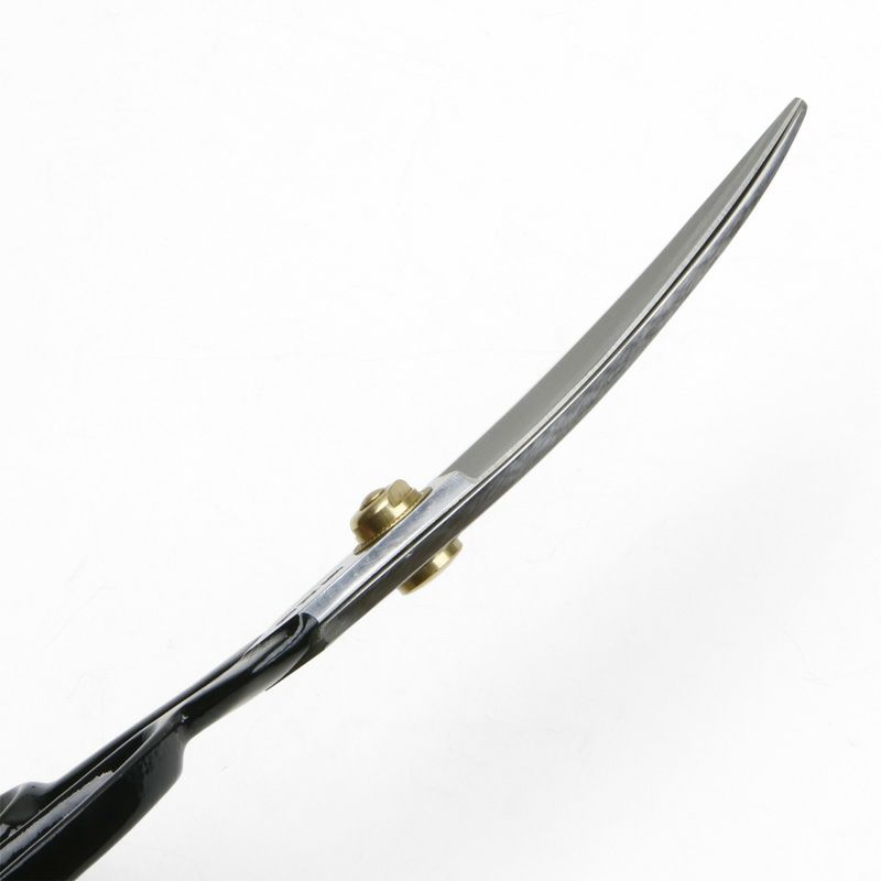 菊次郎 ゴム切鋏 220mm 右曲り 鋼製 刃