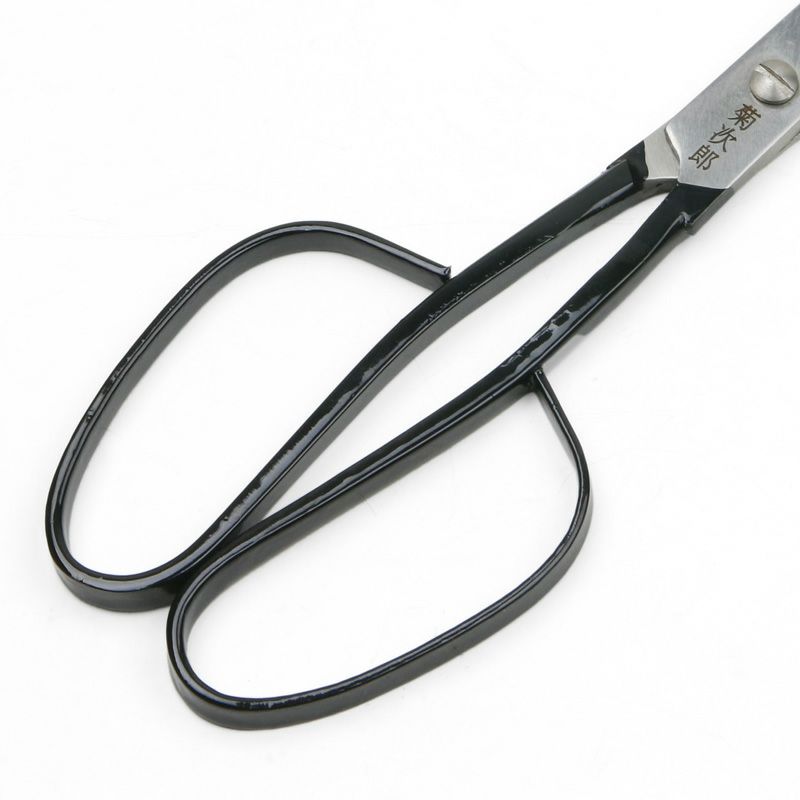 菊次郎 細工鋏 160mm 右曲り 白紙2号 ハンドル