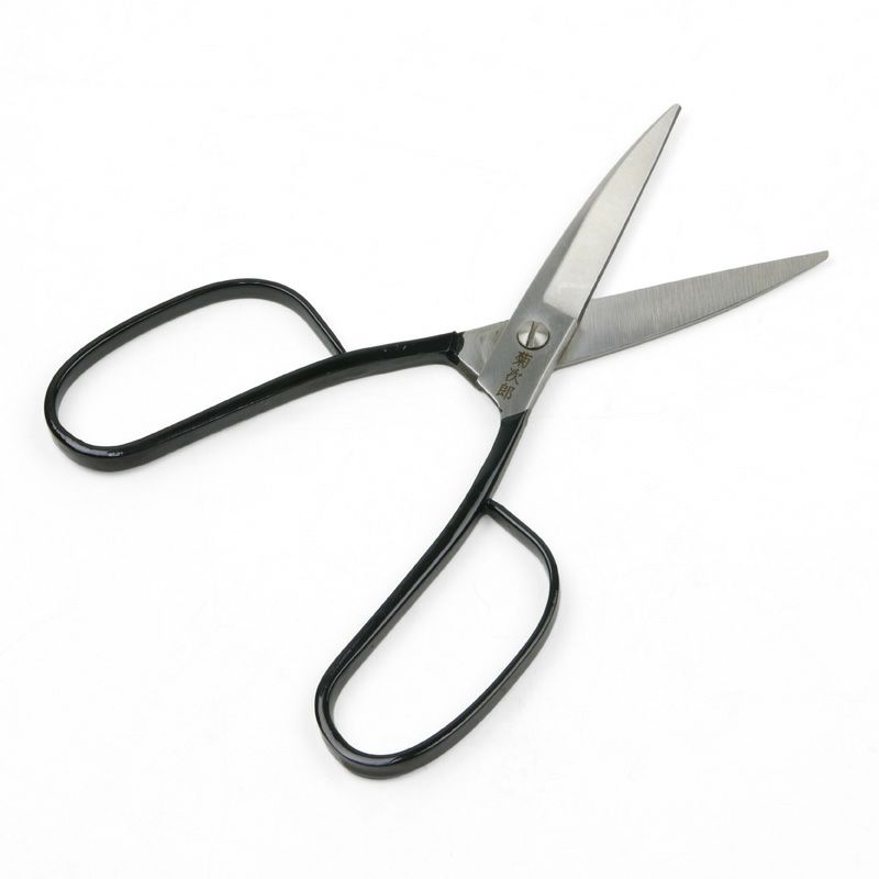 菊次郎 細工鋏 160mm 直 白紙2号 開き