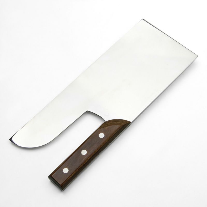 麺切包丁 300mm モリブデンステンレス鋼 合板柄 長期在庫品 裏