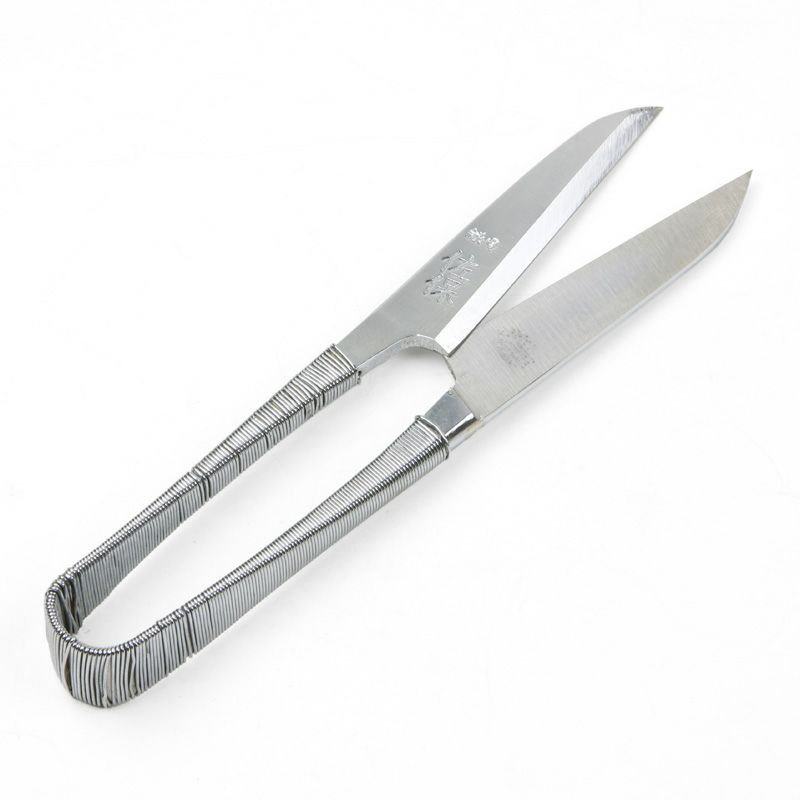 佐保 握り鋏 白紙鋼 120mm 長刃 規格外品 全体