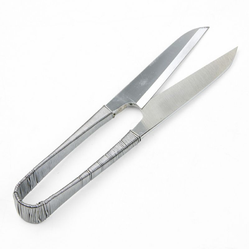 佐保 握り鋏 白紙鋼 120mm 長刃 規格外品 裏